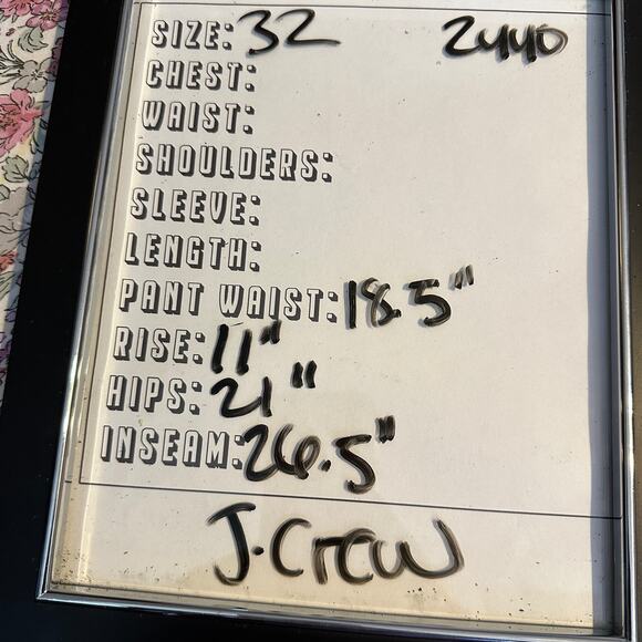 J. Crew Slim Boyfriend Jean High Rise Straight Blue Size 32 New - Picture 6 of 6